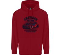 American Hot Rod Hotrod Fan Auto Bambini Felpa con Cappuccio