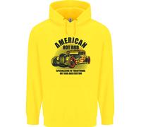 American Hot Rod Hotrod Fan Auto Bambini Felpa con Cappuccio