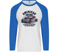 American Hot Rod Hotrod Fan Auto Uomo L/S Baseball T-Shirt