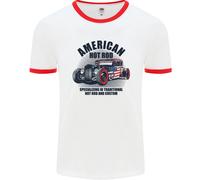 American Hot Rod Hotrod Fan Auto Uomo Ringer