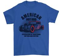 American Hot Rod Hotrod Fan Auto Uomo T-Shirt 100% Cotone