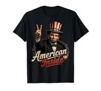 American Inside Funny Abraham Lincoln Si è dimostrato Maglietta