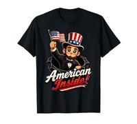 American Inside Funny Abraham Lincoln Si è dimostrato Maglietta