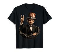 American Inside Funny Abraham Lincoln Si è dimostrato Maglietta