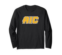 American International College AIC Yellow Jackets Maglia a Manica