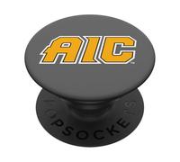 American International College AIC Yellow Jackets PopSockets PopGrip Adesivo