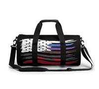 American Jiu Jitsu bandiera stampata palestra borsa sportiva da viaggio borse da viaggio borse da weekend leggere per uomo donna, Stile:, 17.7in/9in/9in, MHXYZHW