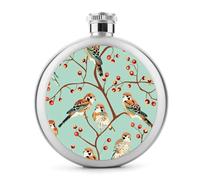 American Kestrel Pattern Flask per liquore bottiglia di vino portatile carino in acciaio inox fondine fiaschette