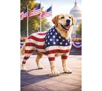 American Labrador Retriever - SmartNotes: An Indexed Composition Notebook: Size: 6 x 9