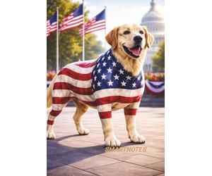 American Labrador Retriever - SmartNotes: An Indexed Composition Notebook: Size: 6 x 9