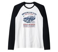 American Lead Sleds, Design Classico da Garage Maglia con Maniche Raglan