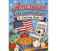 American Life and Culture Coloring Book: Bold and Easy Designs Featuring Diners, Fairs, Baseball & Everyday Scenes