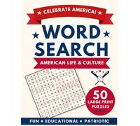 American Life & Culture Large Print Word Search Puzzles
