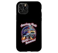 American Made World rinomato classico muscolo auto cartone animato Custodia per iPhone 11 Pro