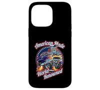American Made World rinomato classico muscolo auto cartone animato Custodia per iPhone 14 Pro Max
