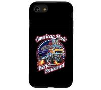 American Made World rinomato classico muscolo auto cartone animato Custodia per iPhone SE (2020) / 7/8