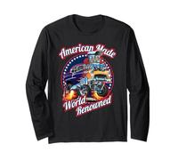 American Made World Rinomato Classico Muscolo Auto Cartone Animato Maglia a Manica