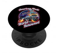 American Made World rinomato classico muscolo auto cartone animato PopSockets PopGrip Adesivo