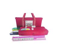 American Mah Jongg Complete Set, 166 Tiles with All in one Combo Rack with Soft Bag