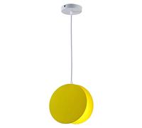 American Modern Small a sospensione a sospensione Creative Round Hune Head Hanging Illuminazione per sala da pranzo, camera da letto, apparecchi di illuminazione regolabile Affronta del soffitto per