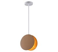 American Modern Small a sospensione a sospensione Creative Round Hune Head Hanging Illuminazione per sala da pranzo, camera da letto, apparecchi di illuminazione regolabile Affronta del soffitto per