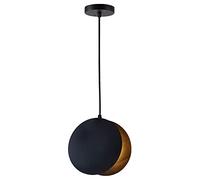 American Modern Small a sospensione a sospensione Creative Round Hune Head Hanging Illuminazione per sala da pranzo, camera da letto, apparecchi di illuminazione regolabile Affronta del soffitto per
