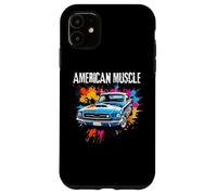 American Muscle Car Lover Car Guy Auto Mechanic Classic Car Custodia per iPhone 11