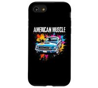 American Muscle Car Lover Car Guy Auto Mechanic Classic Car Custodia per iPhone SE (2020) / 7/8