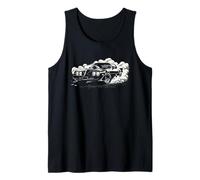 American Muscle Car Retro Vintage Classic anni '60 '70 Amante delle auto Canotta