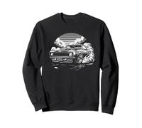 American Muscle Car Retro Vintage Classic anni '60 '70 Amante delle auto Felpa
