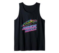 American Muscle Car Vintage Anni '80 Synthwave Geometrico Retro Canotta
