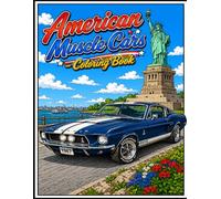 American Muscle Cars - Coloring Book