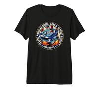 American Muscle Cars e Hotrods Forever Distressed Design Maglietta Premium