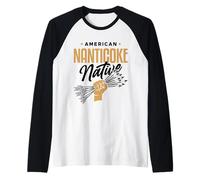 AMERICAN NANTICOKE NATIVE - Pugno di frecce - Cultura indiana Maglia con Maniche Raglan