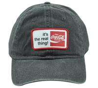 American Needle Coca Cola Logo Bevanda Godere Regolabile Grigio Scuro Per Cuffia