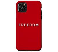 American Patriotic Minimal Design FREEDOM Custodia per iPhone 11 Pro Max