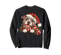 American Pit Bull Terrier, Cappello da Babbo Natale, per Mamma e papà Felpa