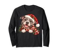 American Pit Bull Terrier, Cappello da Babbo Natale, per Mamma e papà Maglia a Manica