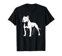 American Pit Bull Terrier Dog Security Silhouette Maglietta