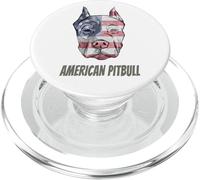 American Pitbull Terrier Bully Dog Bandiera Vintage PopSockets PopGrip per MagSafe