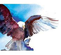 American Pride - Biglietti per appunti in scatola, confezione da 20 biglietti vuoti e buste - Made in USA