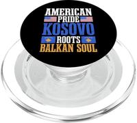 American Pride Kosovo Roots Balkan Soul Kosovo PopSockets PopGrip per MagSafe
