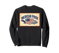 'American Pride Patriottico in Stile Americano Felpa