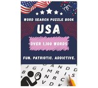 American Pride Word Search Puzzle Book: Celebrate American Pride with this patriotic word search puzzle book! Featuring over 1,100 words across 156 ... it’s perfect for all ages to enjoy and learn.