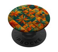 American Quilt Colorful Patchwork Quilting Quilter Cucito PopSockets PopGrip Adesivo