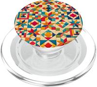 American Quilt Colorful Patchwork Quilting Quilter Cucito PopSockets PopGrip per MagSafe