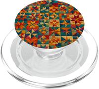 American Quilt Colorful Patchwork Quilting Quilter Cucito PopSockets PopGrip per MagSafe