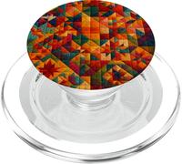 American Quilt Colorful Patchwork Quilting Quilter Cucito PopSockets PopGrip per MagSafe