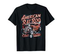 American Rat Rod Auto Rat Rod classica personalizzata, vintage Maglietta