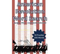 American Revolution Word Search: Large Print • Answers Included